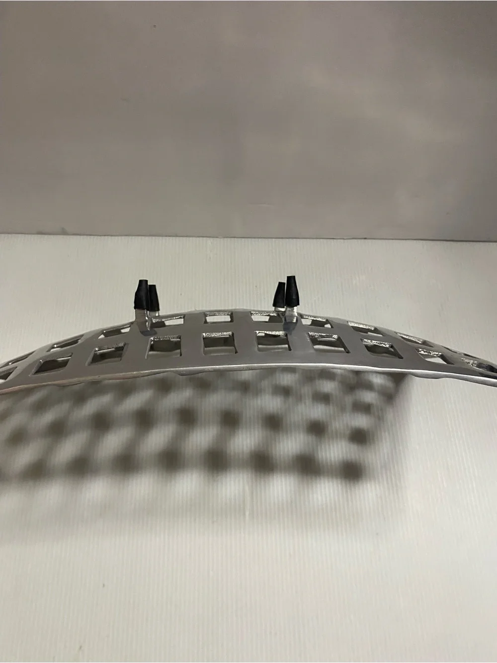 Silver Woven Metal Decorative Tray - Home Bath